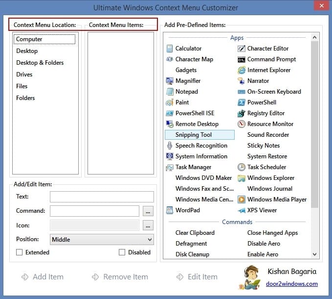 Desktop context menu in Windows 10. How do I edit the Windows context menu?