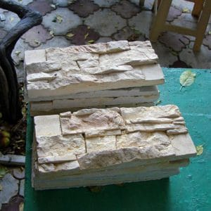 Do-it-yourself imitation of brickwork. We make an artificial stone with our own hands