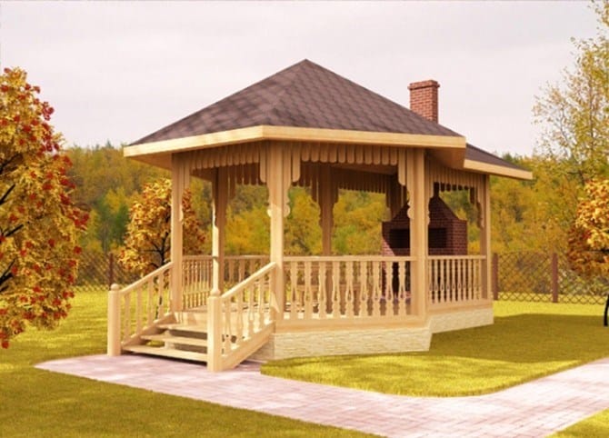 Como fazer um gazebo de jardim com as próprias mãos. Gazebo para uma residência de verão - uma seleção de fotos de opções de design de sucesso