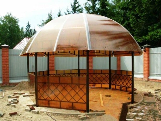 Como fazer um gazebo de jardim com as próprias mãos. Gazebo para uma residência de verão - uma seleção de fotos de opções de design de sucesso