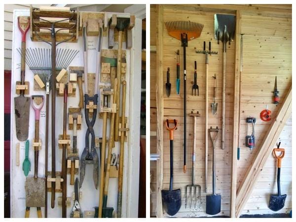 Nota para un chico: ideas para un orden perfecto en el garaje. Dónde y cómo es más conveniente almacenar herramientas de jardín: ideas prácticas