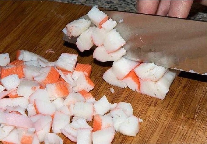 Squid salad - homemade and delicious recipes. Squid salad