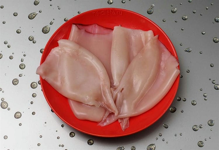 Squid salad - homemade and delicious recipes. Squid salad