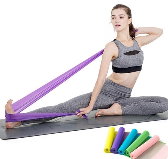 So wählen Sie ein Band (Stoßdämpfer oder Gummiband für Fitness). Übungen mit einem Expander