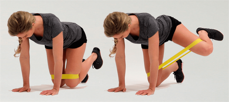So wählen Sie ein Band (Stoßdämpfer oder Gummiband für Fitness). Übungen mit einem Expander