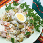 Salada clássica Olivier – 10 deliciosas receitas caseiras. Ingredientes Olivier