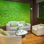 Moss wall: an original solution in the interior