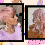 Peach, lilac and rose: trendy pastel hair coloring 2021