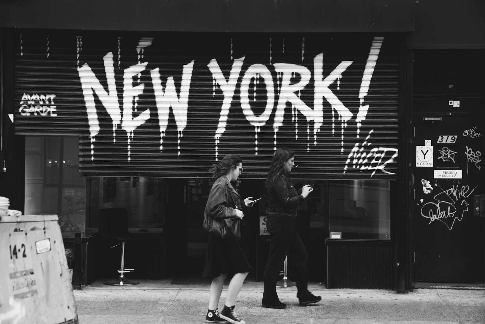 NYC street work scene